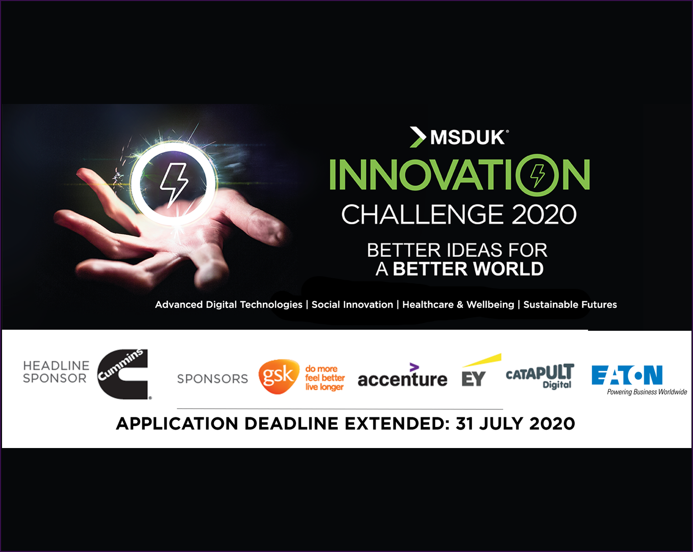 MSDUK Innovation Challenge 2020 Deadline Extended